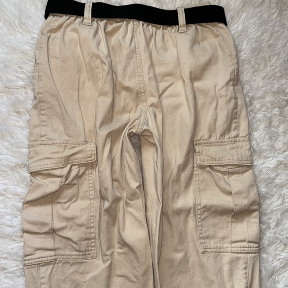Rue21 Boyfriend Cargo Jogger Style Cozy Belted Pant, Size S - Picture 5 of 14